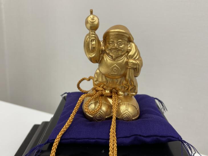 純金製 大黒天 置物を製品価格でお買取!
