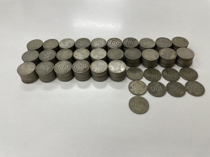 100円銀貨の買取！